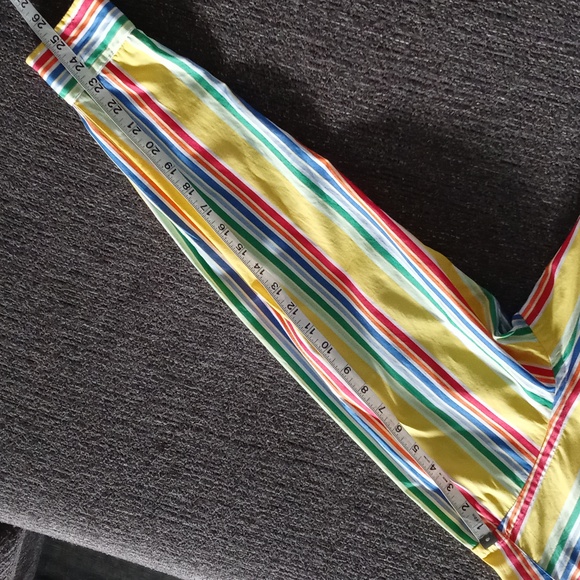🌞VTG Ralph Lauren🌞 - Yellow/Multi Stripe L/S Button Down - Picture 11 of 11